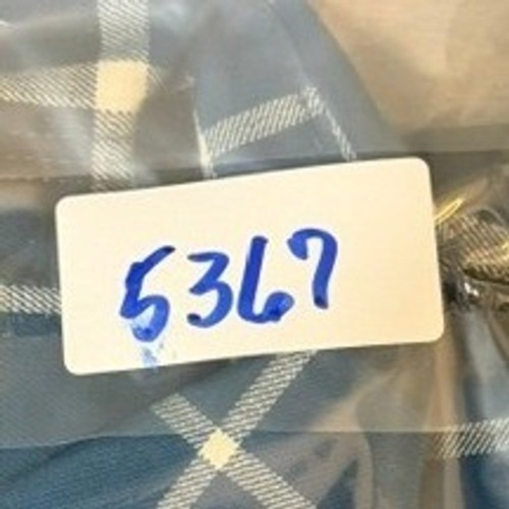 Carhartt Mens Rugged Flex Relaxed Fit Plaid Short Sleeve Shirt Blue L Tall NEW - Picture 9 of 9